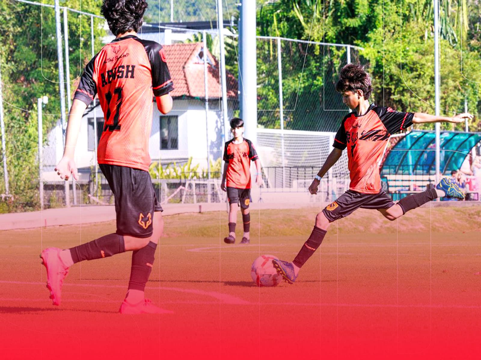 Smurfs FC players in action at Sumai Cup Thailand